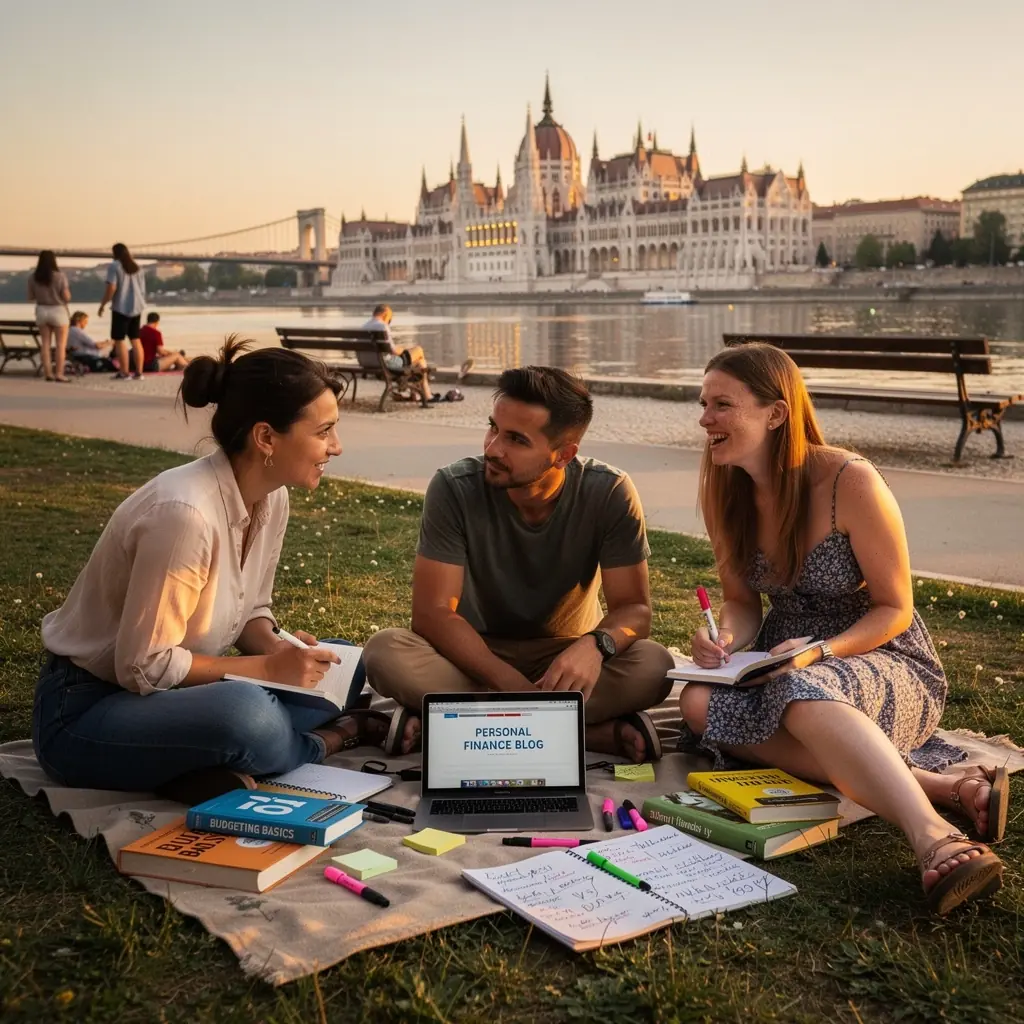 Pénzkezelési technikák bemutatása vizuálisan.